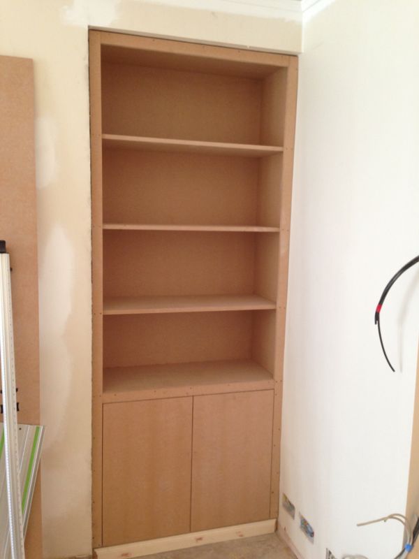 Pinnacle Renovation Projects MDF cupboards and shelving