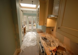 Kitchen nearing completion