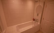 The new bath / shower in the new upstairs bathroom in Earlsfield...
